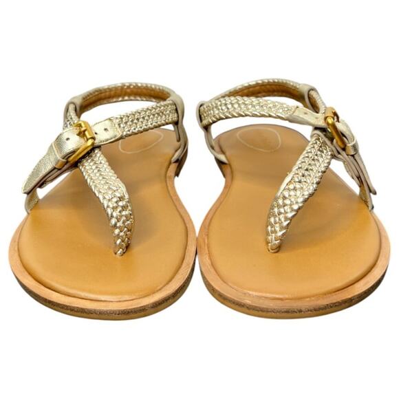 See by Chloé Nola Gold Sandals Size 37.5 / 7.5 - Picture 7 of 8